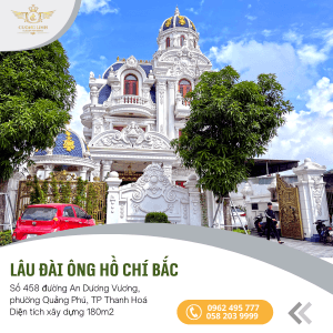 Khám phá Lâu đài tân cổ điển được thiết kế bởi Kiến Trúc Sư Cường Linh Luxury 180 Mét Vuông ở thành phố thanh hoá tỉnh thanh hoá