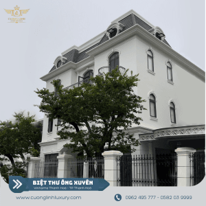 Cận Cảnh Mẫu Biệt Thự Tân Cổ Điển 3 Tầng: Kiệt Tác Kiến Trúc Bởi Cường Linh Luxury Tại Vinhome Thanh Hoá