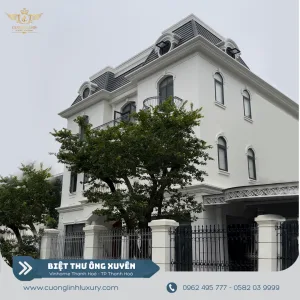 Cận Cảnh Mẫu Biệt Thự Tân Cổ Điển 3 Tầng: Kiệt Tác Kiến Trúc Bởi Cường Linh Luxury Tại Vinhome Thanh Hoá
