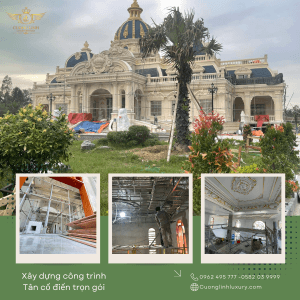 Khám phá Lâu đài tân cổ điển được thiết kế bởi Kiến Trúc Sư Cường Linh Luxury ở Đô Thành Diễn Châu, Tỉnh Nghệ An