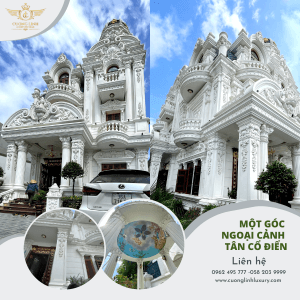 Khám phá Lâu đài tân cổ điển được thiết kế bởi Kiến Trúc Sư Cường Linh Luxury 180 Mét Vuông ở thành phố thanh hoá tỉnh thanh hoá