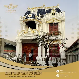 Biệt Thự Tân Cổ Điển 2 Tầng Sầm Sơn Thanh Hóa: Sang Trọng & Hoành Tráng