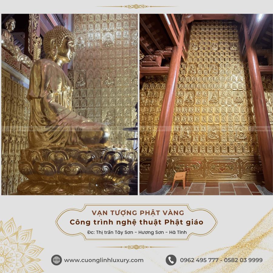 Phong cách nội thất chùa phật giáo: Sự kết hợp giữa truyền thống và hiện đại
