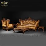 showroom nội thất-tân cổ điển bộ bàn ghế sofa