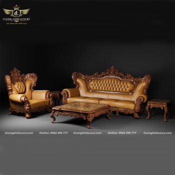 showroom nội thất-tân cổ điển bộ bàn ghế sofa