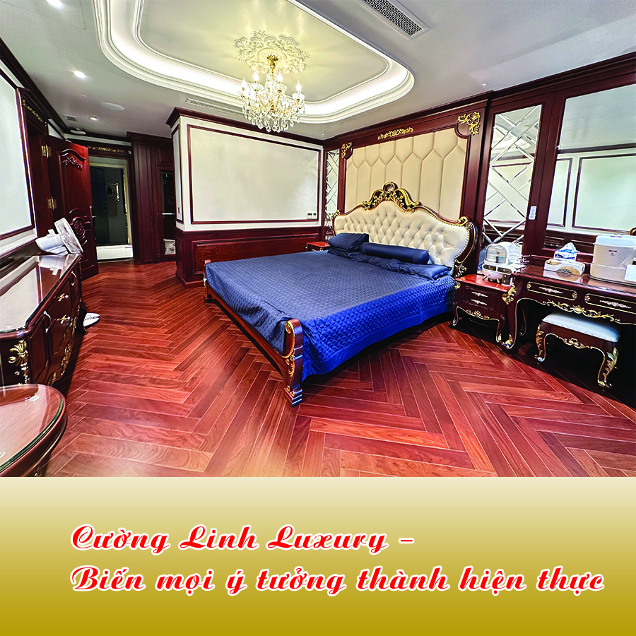 Biến giấc mơ thành hiện thực với nội thất phòng ngủ tân cổ điển đẳng cấp 6 Cường Linh Luxury – Biến mọi ý tưởng thành hiện thực